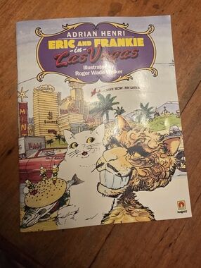 Eric And Frankie In Las Vegas By Adrian Henri / Walker 1987 Magnet Book Rare!